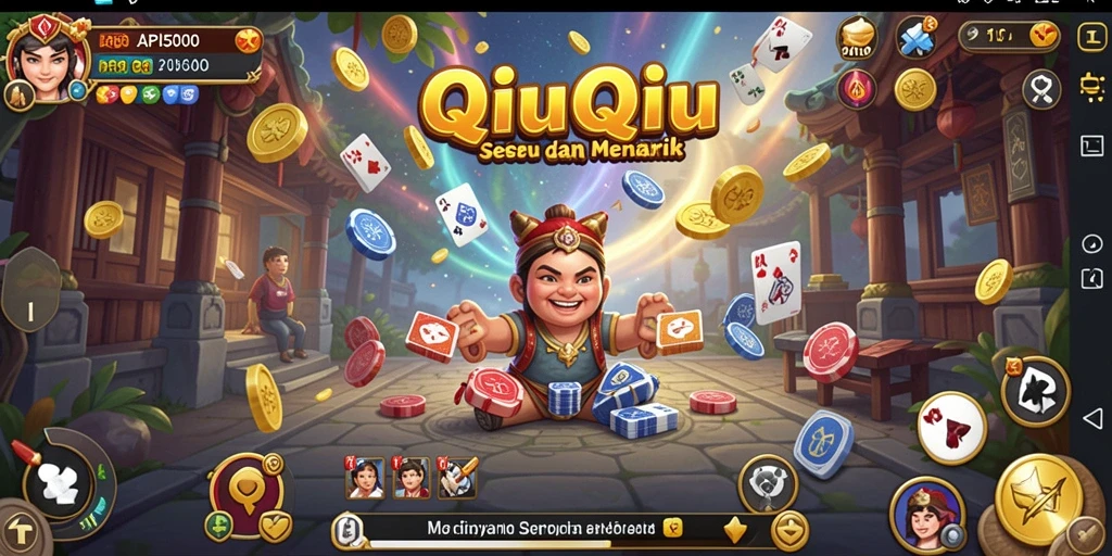 Tampilan gameplay QiuQiu yang seru dan kompetitif di API5000.