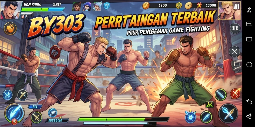 Tampilan pertempuran seru dalam BOY303 dengan karakter unik.