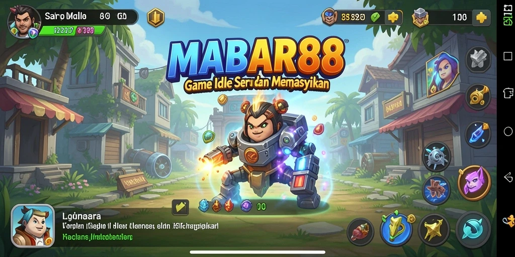 Tangkapan layar gameplay MABAR88 yang menunjukkan elemen Idle yang menarik.